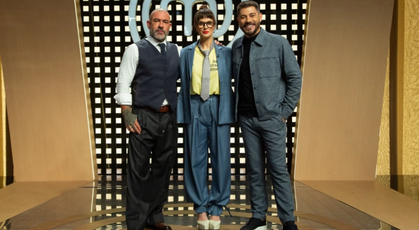 Imagem dos jurados do Masterchef e Evaristo Costa