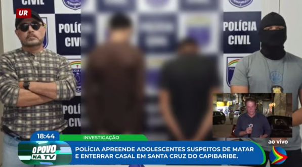 Imagem de suspeitos de participação no homicídio de casal em Santa Cruz do Capibaribe