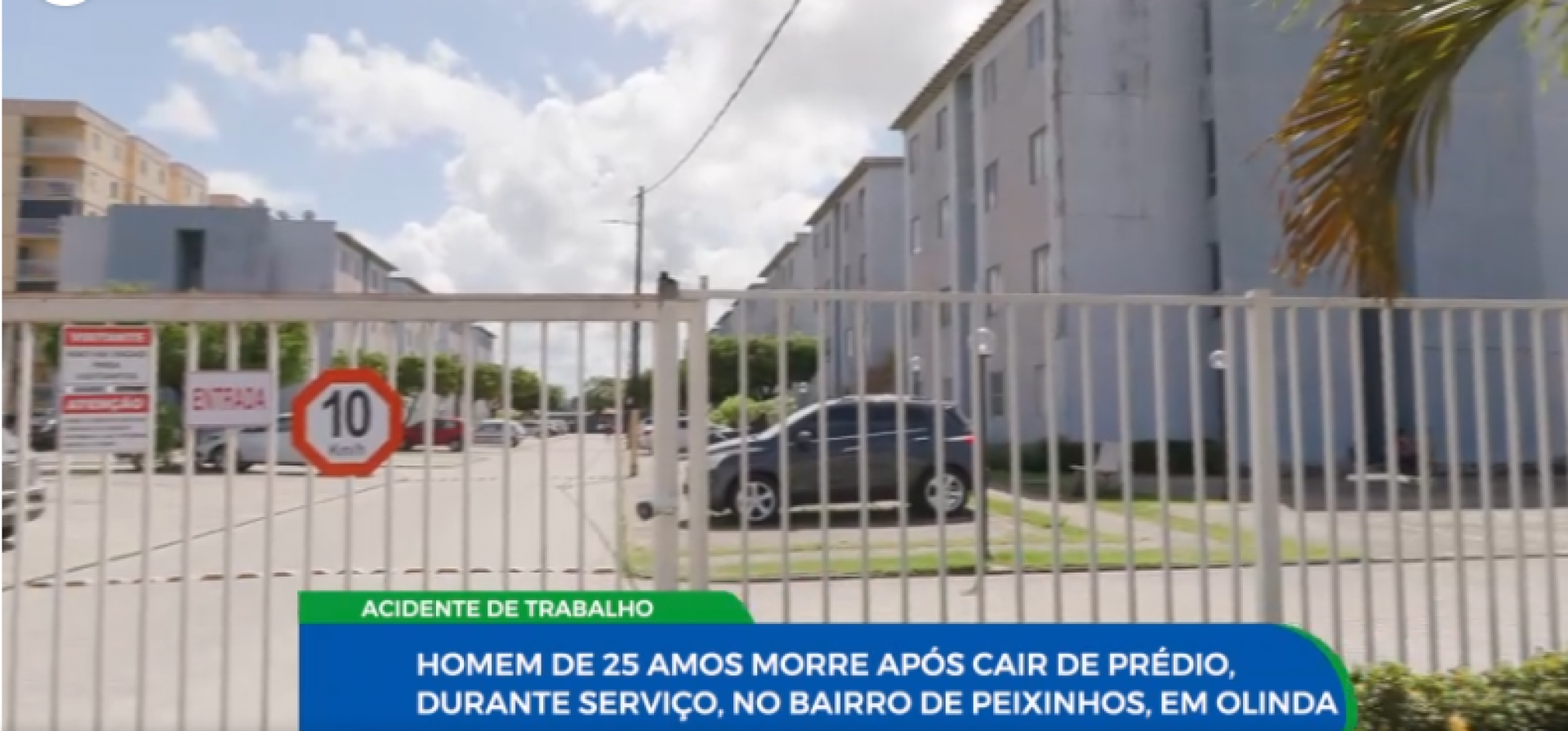 Trabalhador terceirizado morre ao cair de prédio durante reparo no telhado, em Olinda