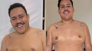 Imagem do ex-BBB Buda