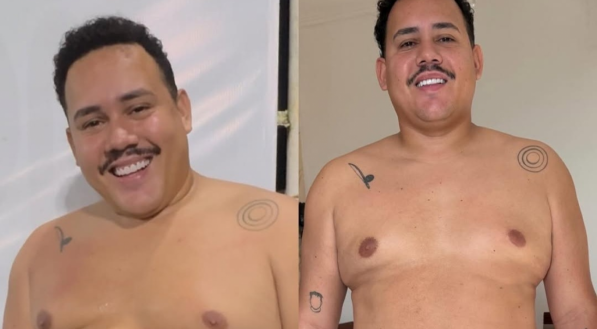 Imagem do ex-BBB Buda