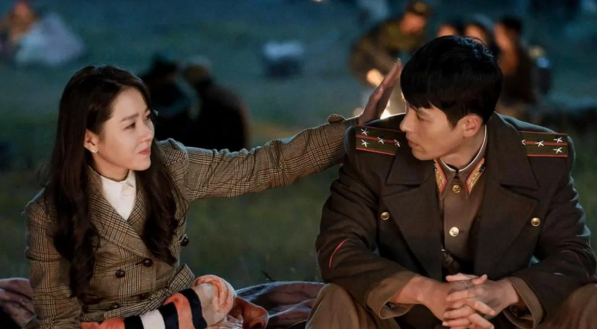 Imagem do dorama "Pousando no Amor"