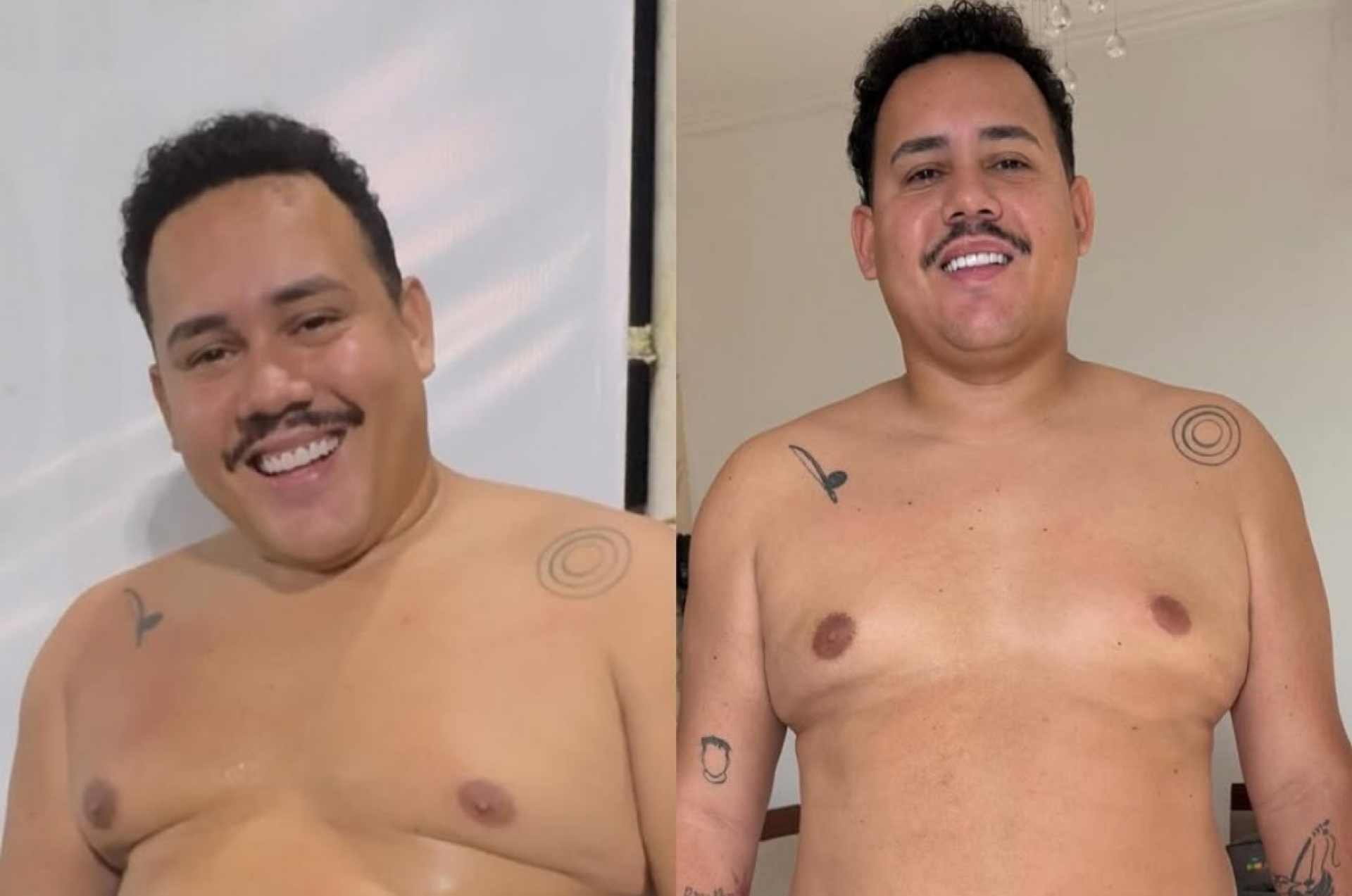 Ex-BBB Lucas Buda emagrece 10 kg em 15 dias e surpreende com antes e depois