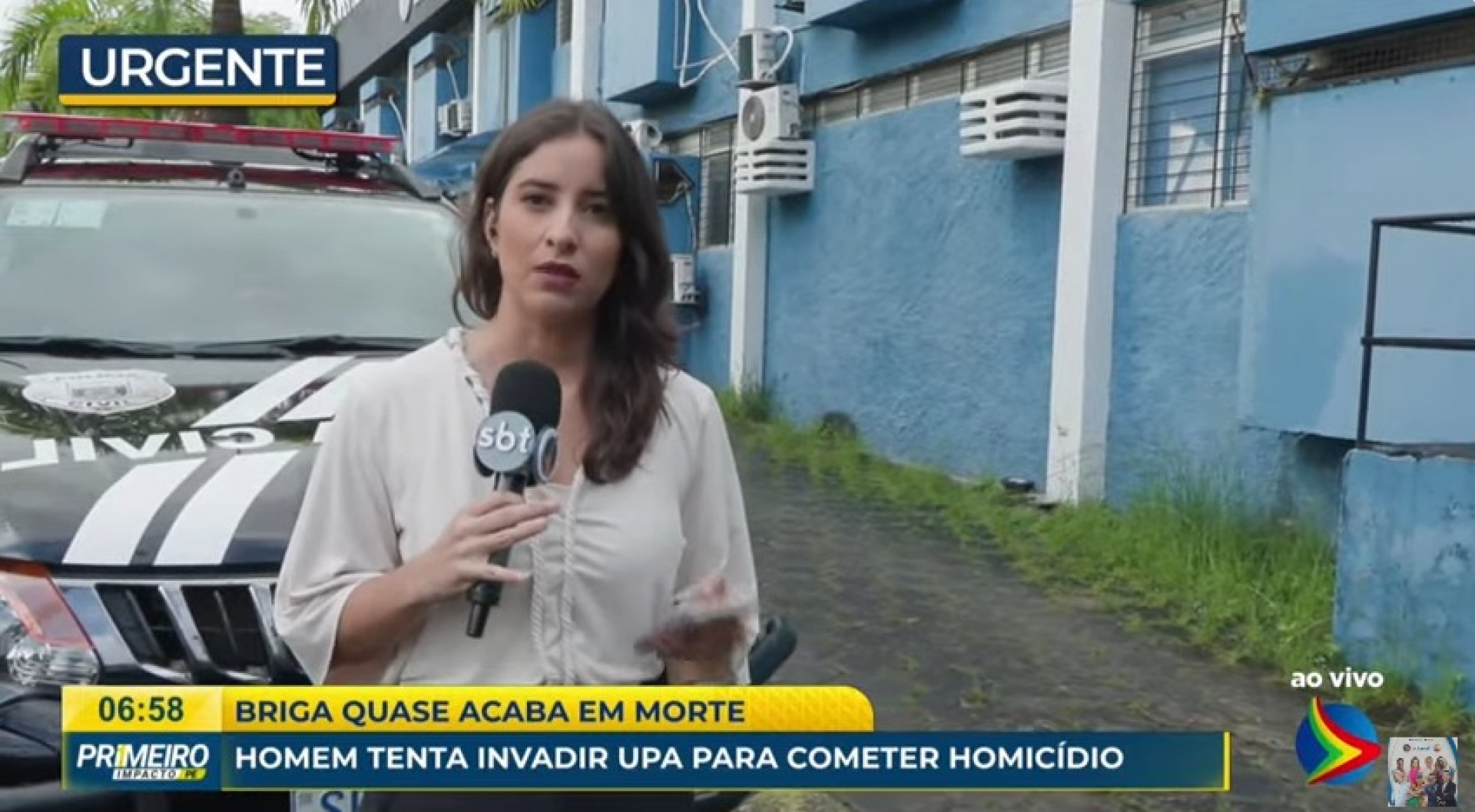 Homem invade UPA para tentar matar colega que já havia ferido