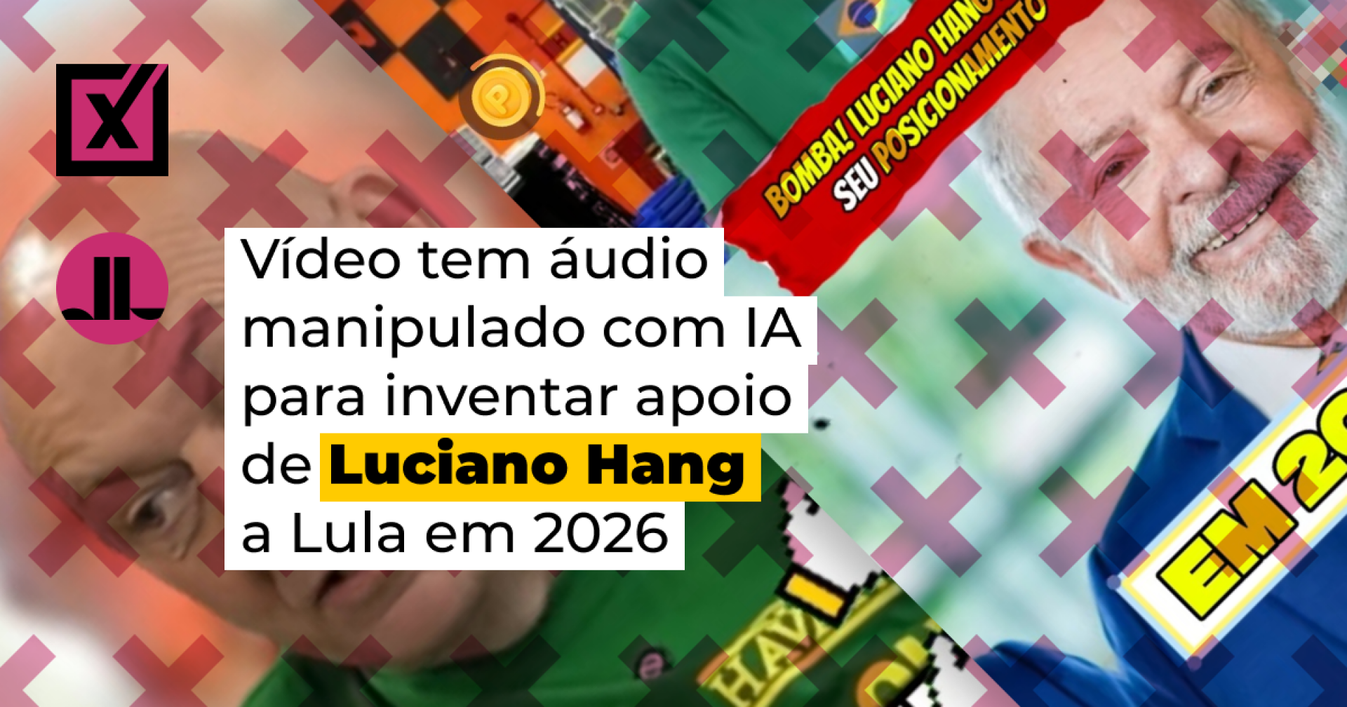 Vídeo tem áudio manipulado com IA para inventar apoio de Luciano Hang a Lula em 2026