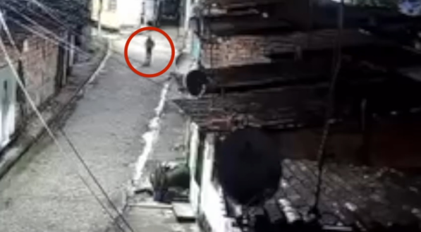 Imagens de câmera de segurança