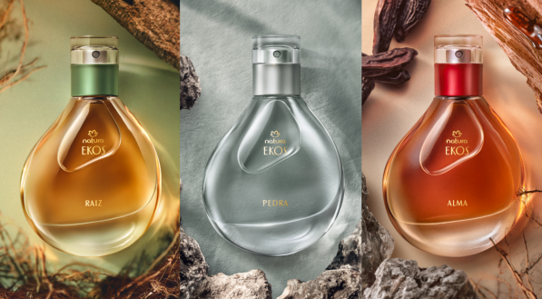 Novas fragâncias da Natura Ekos: Raiz, Pedra e Alma.