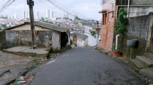 Local do crime, no Alto do Cruzeiro