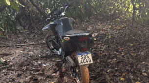 Moto recuperada pela vítima