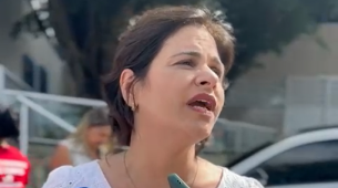 Vice-governadora Priscila Krause durante agenda do governo federal em Itapissuma (PE)