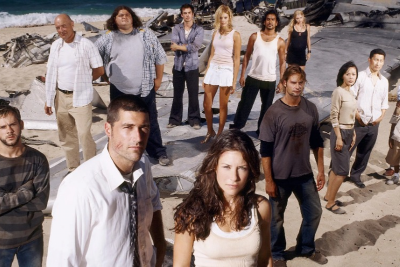 Imagem do elenco da primeira temporada de "Lost" 