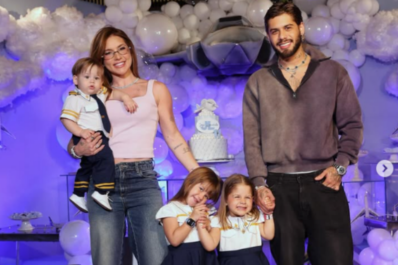Imagem de Virginia Fonseca, Zé Felipe e filhos