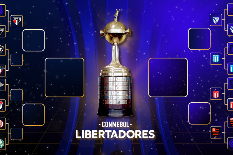 Chaveamento atualizado da Libertadores 2025