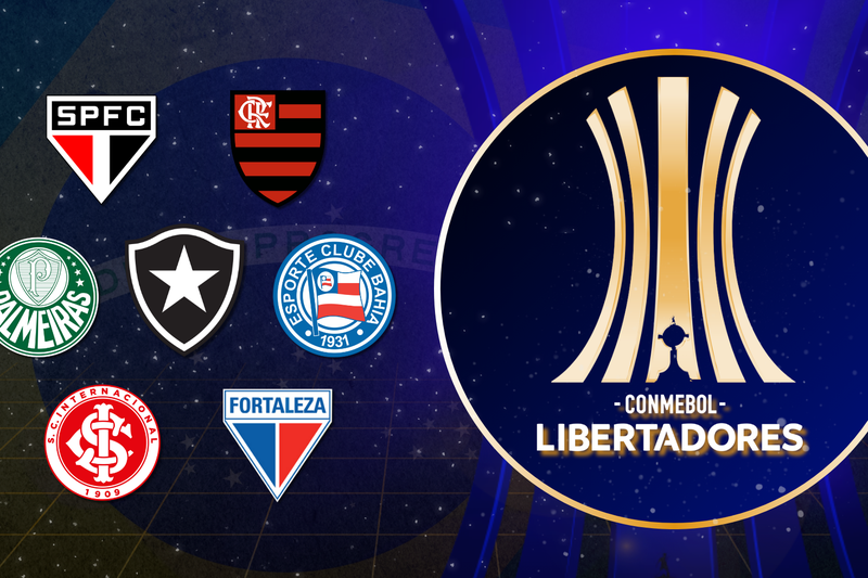 Times brasileiros que disputam a Libertadores 2025