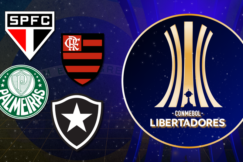 Quatro times brasileiros seguem vivos na Libertadores 2025