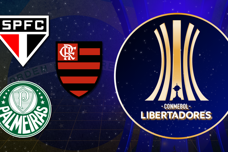 São Paulo, Flamengo e Palmeiras são os três times brasileiros classificados para as quartas-de-final da Libertadores 2025