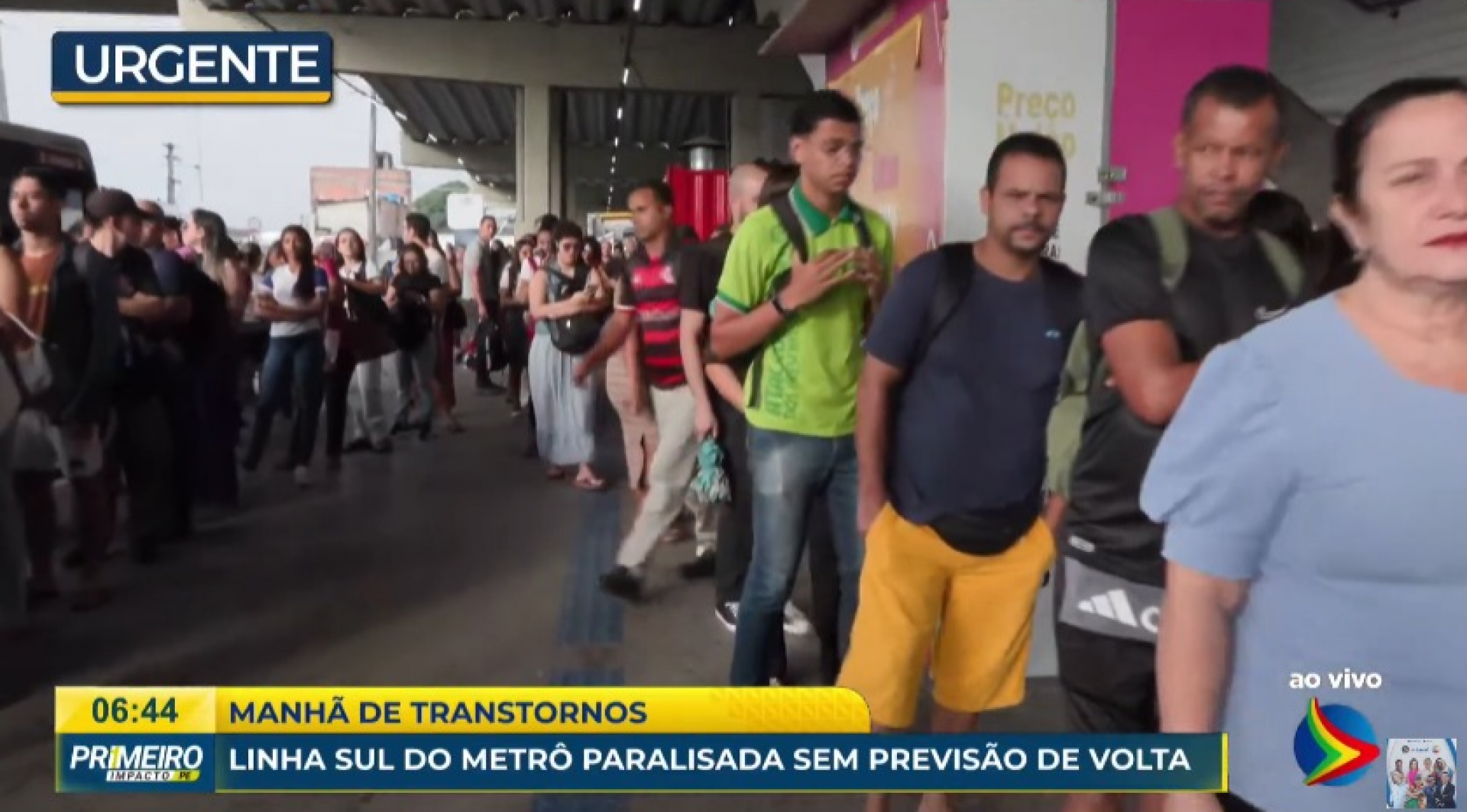 Metrô do Recife: Linha Sul continua paralisada nesta quinta-feira (28)