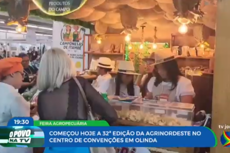 Imagem de estande na Feira Agrinordeste 2025