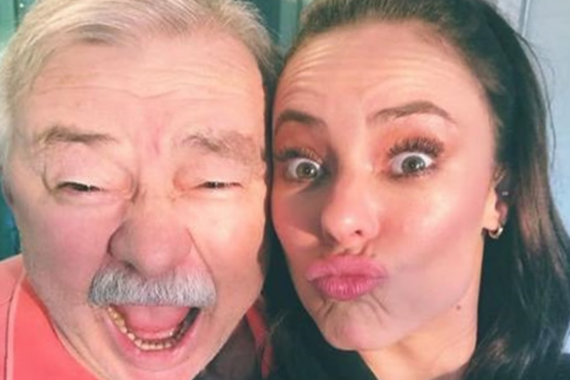 Paolla Oliveira e o pai, José Everaldo