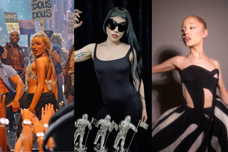Imagem de Sabrina Carpenter, Lady Gaga e Ariana Grande