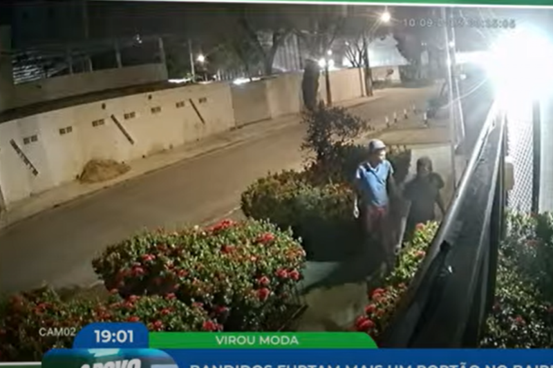 Imagem de roubo de portão em Boa Viagem