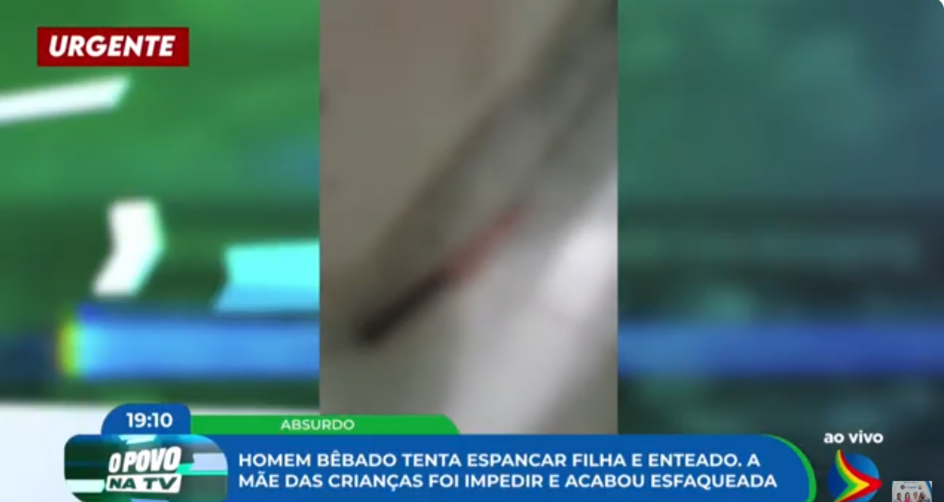 Homem esfaqueia esposa em Coqueiral; suspeito tentava agredir a filha e o enteado no momento da violência