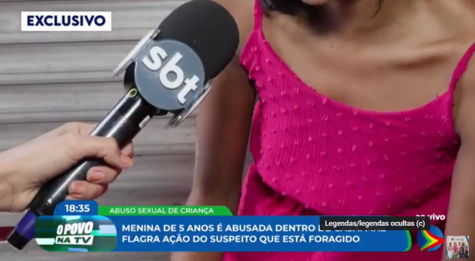 Menina de 5 anos é abusada sexualmente em Paulista; mãe flagrou o momento do ato 