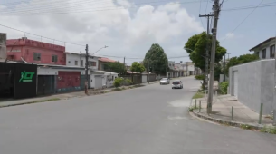 O cruzamento da Avenida Sebastião Salazar com a Rua Sebastião Rego Barros