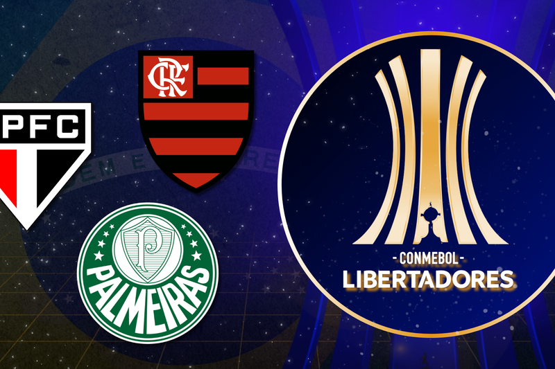 Flamengo, Palmeiras e São Paulo são os times brasileiros vivos na Libertadores