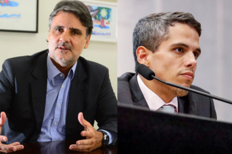 O ex-deputado federal, Raul Henry e o deputado estadual, Jarbas Filho.