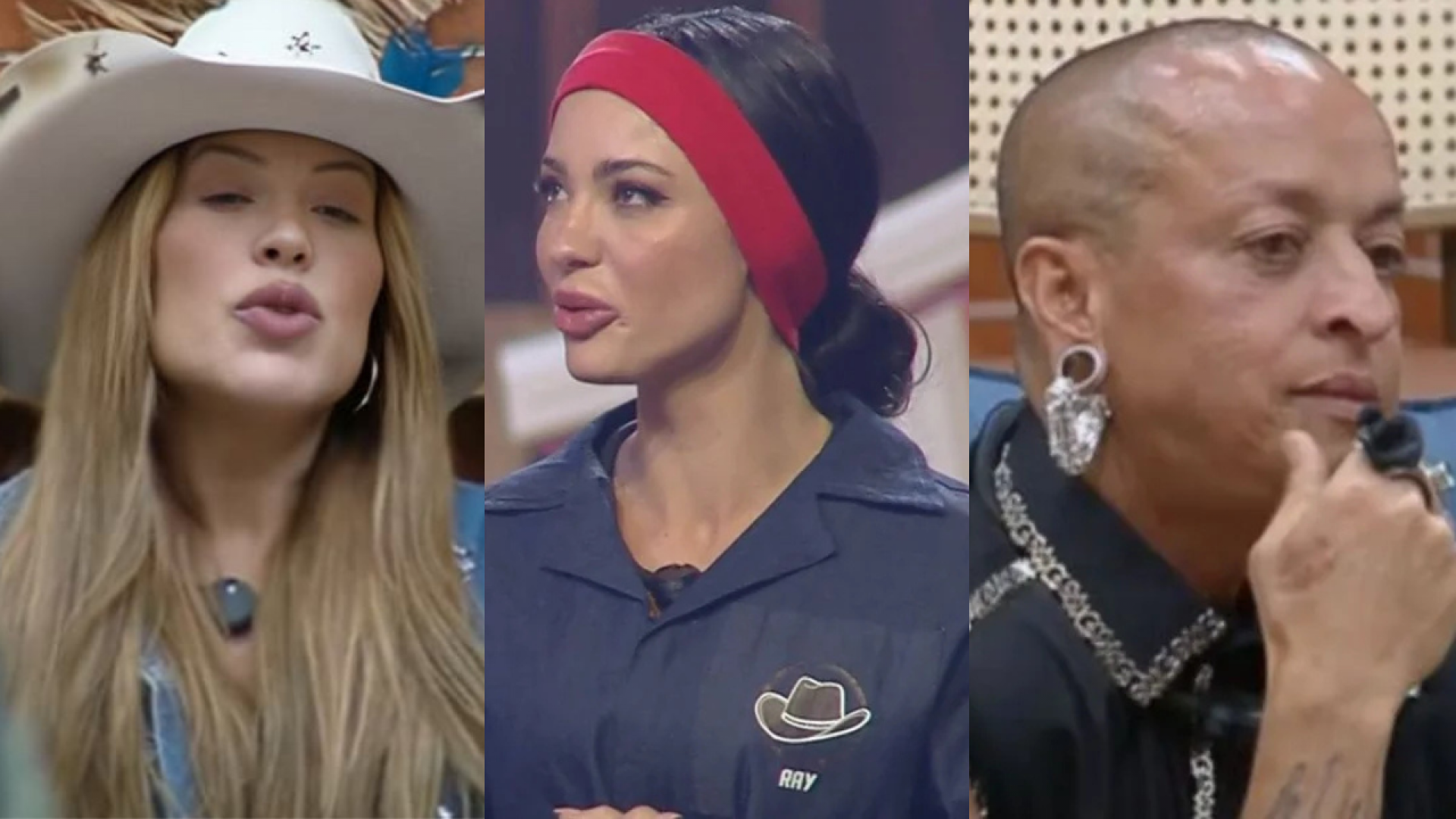 Quem ganhou a Prova do Fazendeiro hoje (01/10)? Renata Muller, Rayane Figliuzzi e Walério Araújo disputam