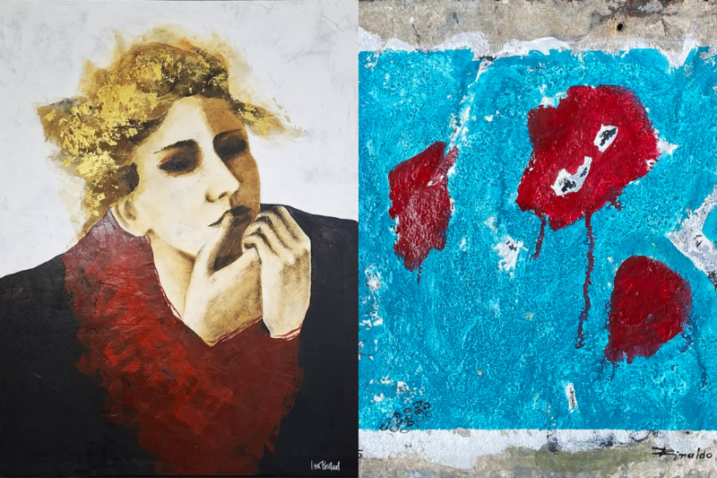 Obras de Isa Pontual e Rinaldo Carvalho integram a exposição 'Dois Mundos'
