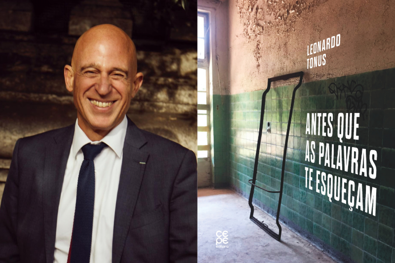 Escritor e professor da Universidade de Sorbonne Leonardo Tonus lança "Antes que as palavras te esqueçam" (Cepe Editora)