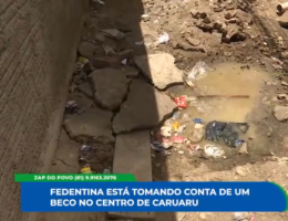 Moradores reclamam de mau cheiro e esgoto a céu aberto em Caruaru