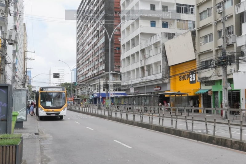 Rua onde aconteceu o furto 