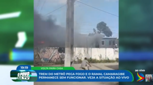 Imagem de ramal Camaragibe incendiado