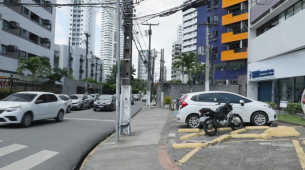 Avenida José Bonifácio, onde ocorreu o assalto
