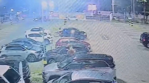 Imagens da câmera de segurança