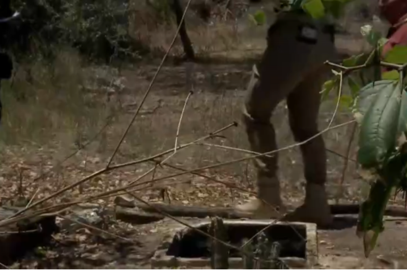 Imagem de cisterna onde entregador foi encontrado em Cachoeirinha