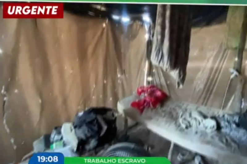 Imagem de uma das instalações onde os homens permaneciam