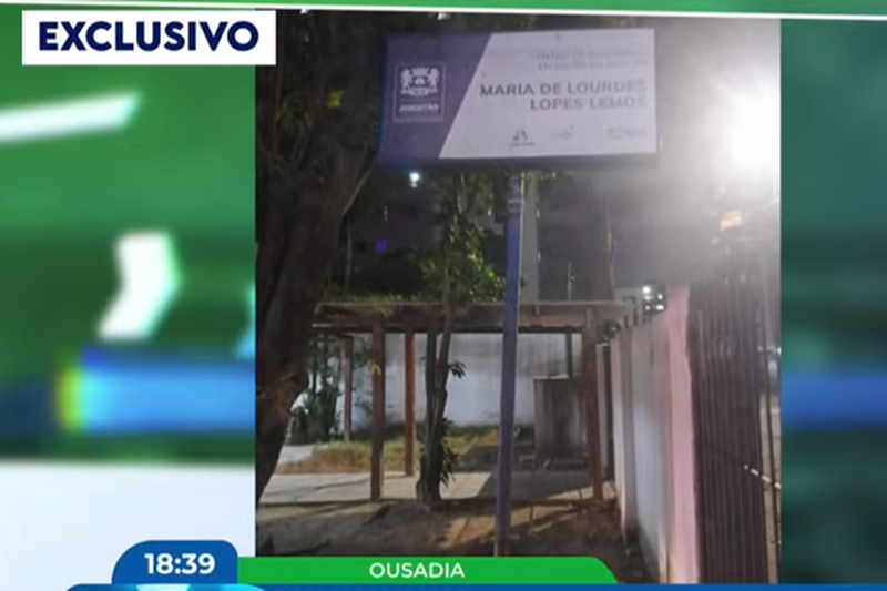 Imagem de unidade de saúde furtada em Jaboatão dos Guararapes