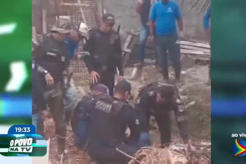 Imagem de abordagem da guarda municipal do Recife