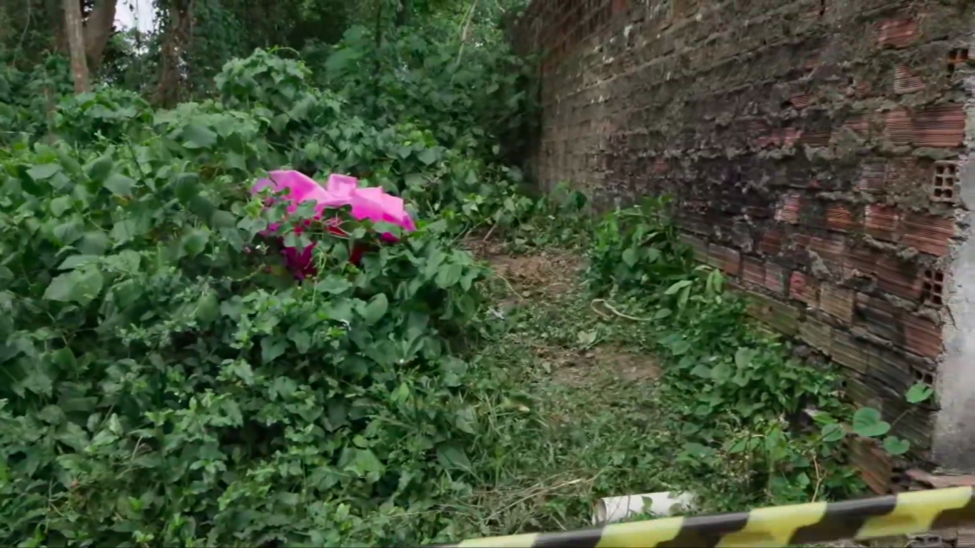 Mulher é encontrada despida e morta em terreno baldio