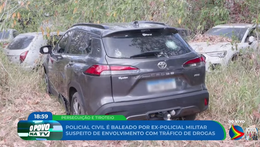 Ex-policial militar é preso após troca de tiros com policiais civis