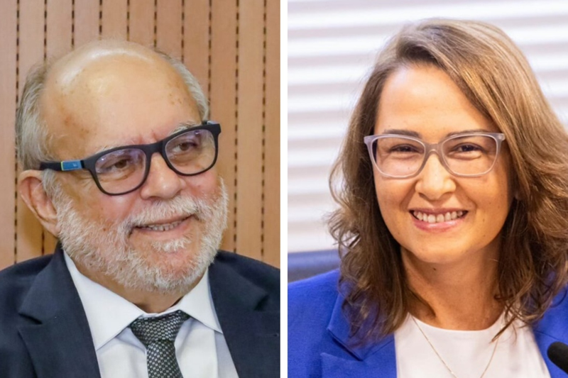 Waldemar Borges e Débora Almeida