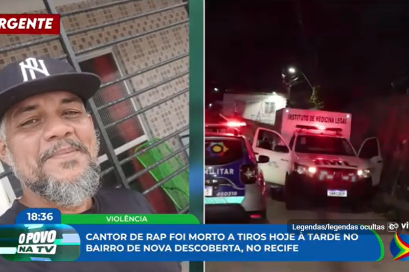 Imagem de cantor e carro de iML em Nova Descoberta