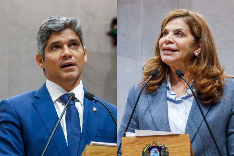 O deputado Renato Antunes (PL) e a líder do governo Socorro Pimentel (União Brasil) usaram a tribuna da Alepe, nesta quarta-feira (12), para criticar a Prefeitura do Recife por "relação" com as bets