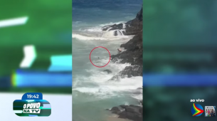 Imagem de turista de São Paulo que se afogou na Praia do Cachorro, em Fernando de Noronha