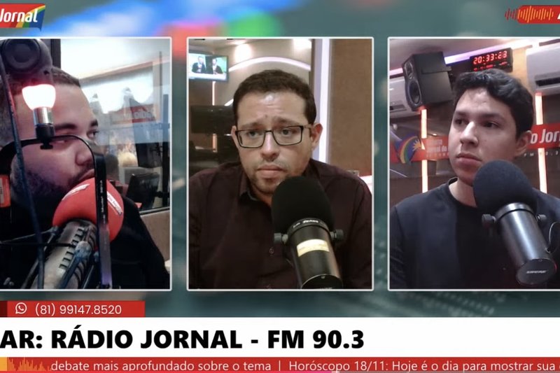 Pedro Henriques em entrevista ao Fórum Esportivo, da Rádio Jornal, desta segunda-feira (17)