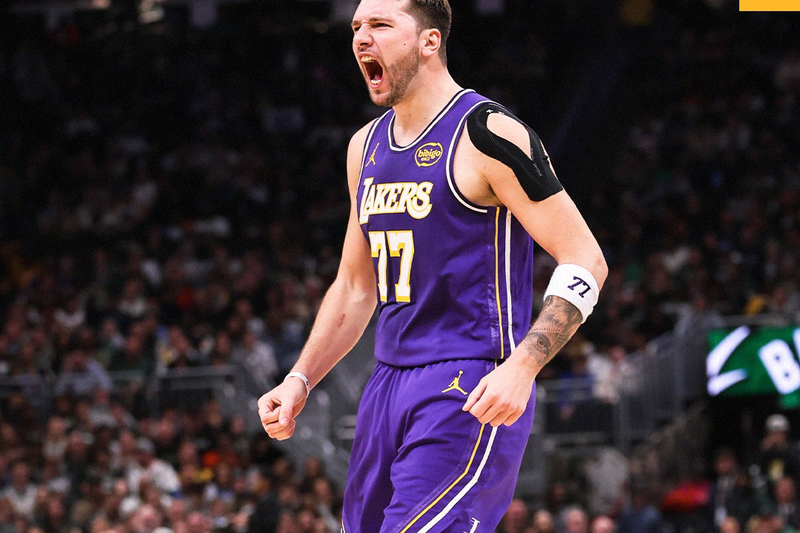 Imagem do jogador Luka Doncic, do LA Lakers
